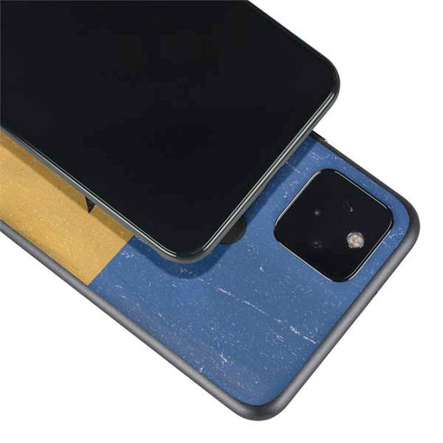 Barbados Flag Distressed Google Pixel 5a Skin